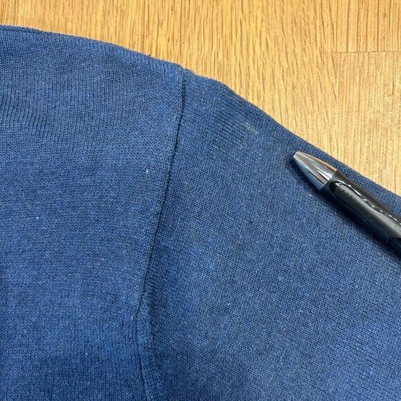Talbots New Petites Size P Blue Long Sleeve Knit - Picture 7 of 8